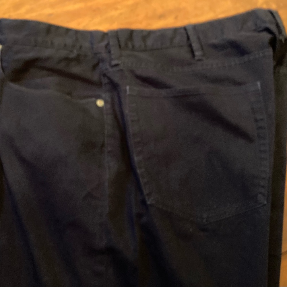 Polo Ralph Lauren cotton ebony chinos flat front three front pockets two back
